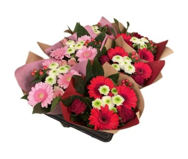 BOUQUET VARIE COLD 10 TIGES