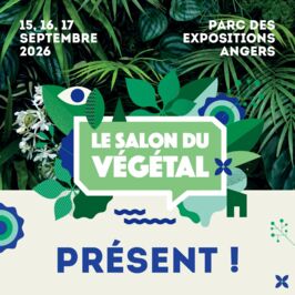 🌱 Nous y serons !

Le compte à rebours est lancé… ⏳
Dans un mois, direction Angers📍pour le Salon du Végétal 2026 !

📆 Rendez-vous le 15, 16 et 17 septembre 2026.
🪴 Hall Novaxia - Stand 306

On se retrouve là-bas ? 😉

#SalonDuVegetal #Fournisseur #SalonPro #Plante #ProDuVegetal