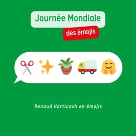 Journée mondiale des émojis 🌍😜

On a résumé notre activité en 5 émojis : ✂️✨🪴🚚🤗
Pas mal, non ? 😉

➡️ Et vous, quels émojis représentent le mieux votre quotidien ?
Dites-le-nous en commentaire 🗨️👇

Vic' et Marius

#journeemondialeemoji #renauddistribution #horticash #fournisseur #grossiste #fourniture #plante #grossistefleuriste