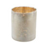 image PHOTOPHORE D12.5CM H15CM OR BLANCHI