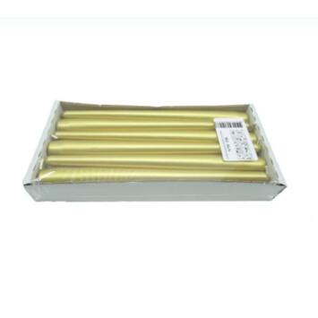 image BOITE DE 12 BOUGIES FLAMBEAU 25CM OR
