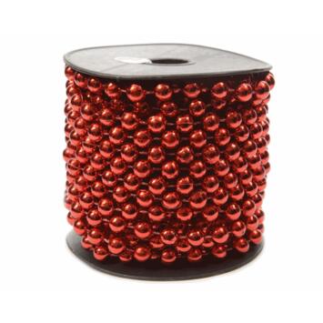 image GUIRLANDE DE PERLES 8MMX10M ROUGE