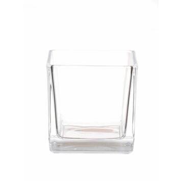 image VASE CARRE 8X8 H08CM