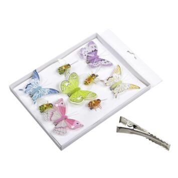 image PAPILLONS ET ABEILLES D/ BOITE 5/8CM ASST x9