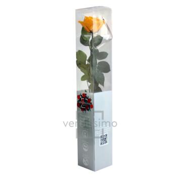 image BOITE ROSE SUR TIGE STAB JAUNE
