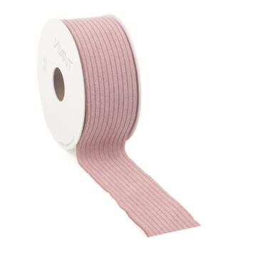 image RUBAN CORDUROY 8MX40MM ROSE