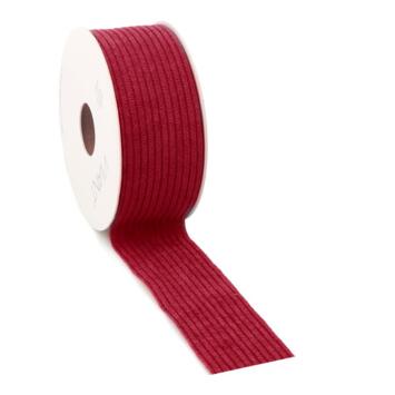 image RUBAN CORDUROY 8MX40MM ROUGE