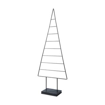 image SAPIN METAL 70X27CM H72CM NOIR