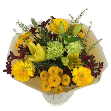 image BOUQUET VOLTAGE YELLOW 16 TIGES