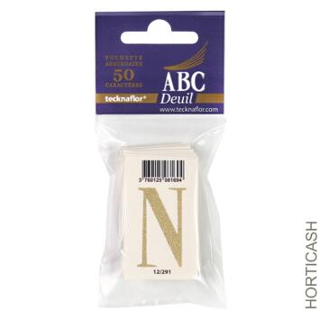 image ABC DEUIL POCHETTE "N" x50