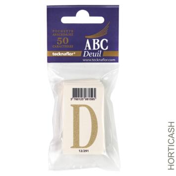 image ABC DEUIL POCHETTE "D" x50