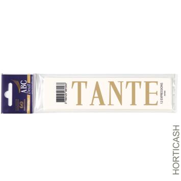 image ABC DEUIL POCHETTE "TANTE" x10