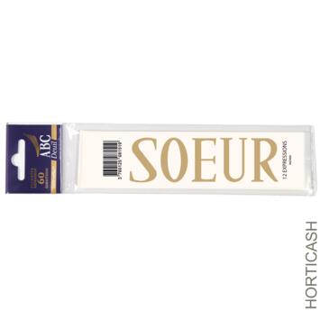 image ABC DEUIL POCHETTE "SOEUR" x10