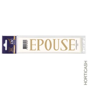 image ABC DEUIL POCHETTE "EPOUSE" x10