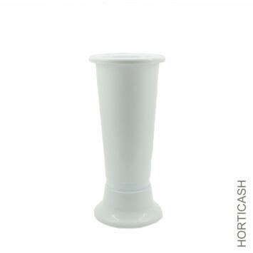 image VASE IDEAL 14X35CM BLANC