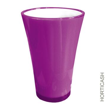 image VASE FIZZY D8.2/14 H20.5CM VIOLET