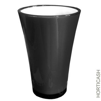 image VASE FIZZY D8.2/14 H20.5CM NOIR