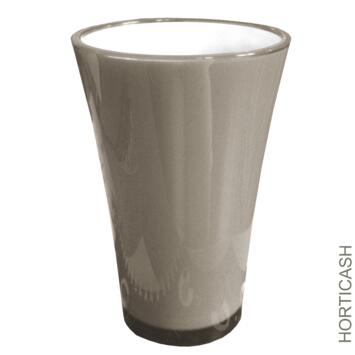 image VASE FIZZY D08.2/14 H20.5CM GRIS