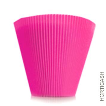 image MANCHETTE UNIE 14CM FUCHSIA x100