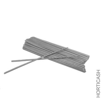 image SACHET DE 50 BOUGIES PIC-MOUSSE 39CM ARGENT