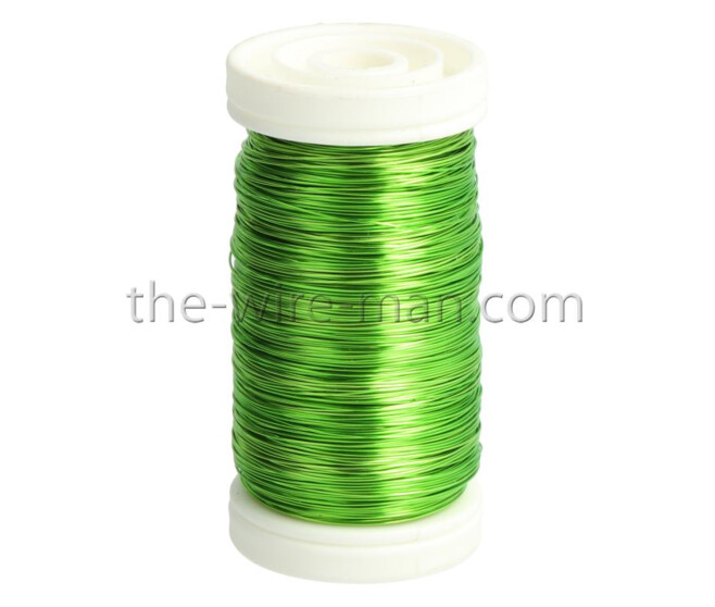 FIL DE CUIVRE 0.5MM 100G VERT POMME