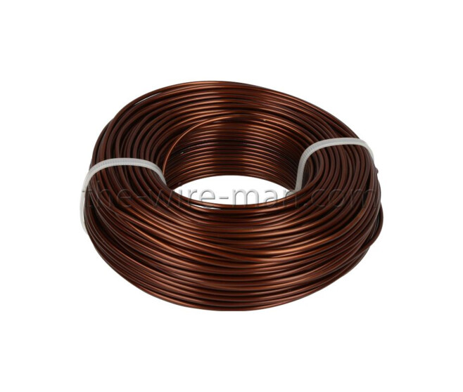 FIL ALU 2MM 60M CHOCOLAT