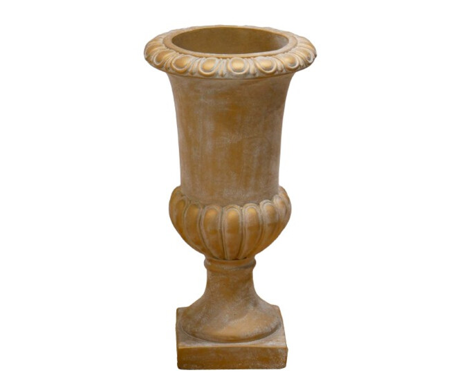 VASE MEDICIS D32 H60CM OR PATINE