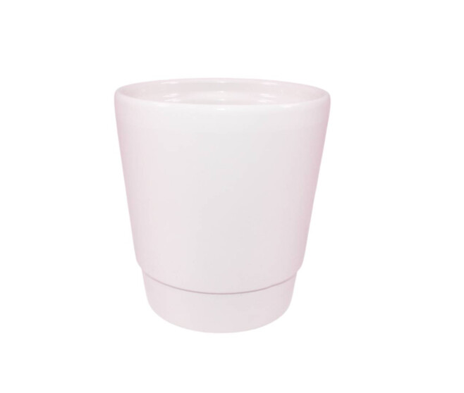 C POT D10.5 H12.5CM ECRU