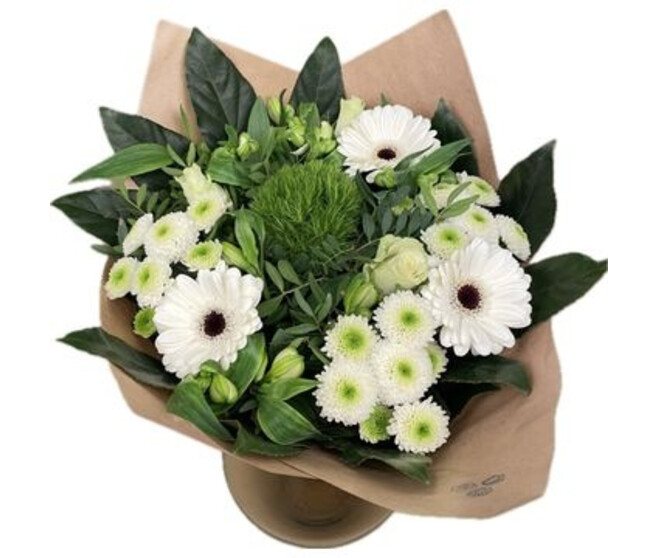 BOUQUET MELANGE BLANC 18 TIGES