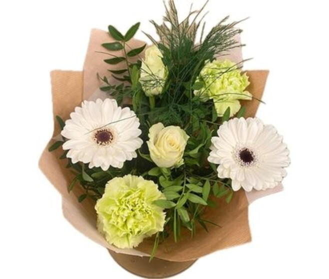 BOUQUET MELANGE BLANC 10 TIGES