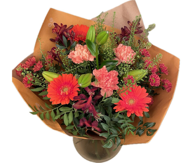 BOUQUET VOLTAGE ORANGE 16 TIGES
