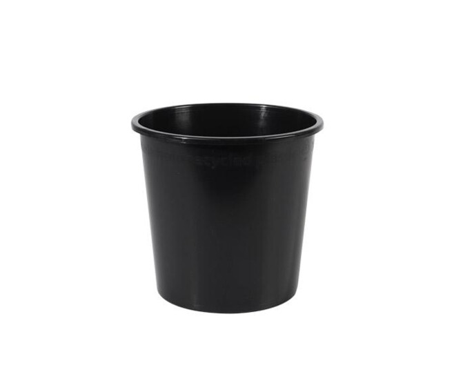 SEAU PLASTIQUE CONIQUE 3L NOIR