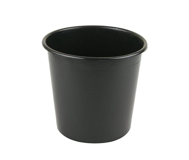 SEAU PLASTIQUE CONIQUE 4.5L NOIR