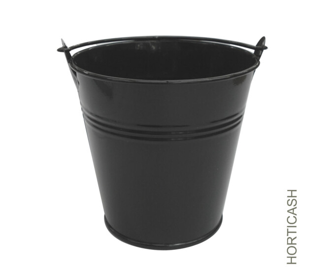 POT ZINC 10.4X10.4 H10CM NOIR