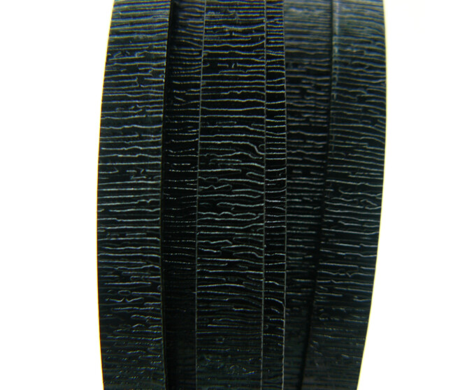 FIL ALU PLAT A/RAYURES 5MM 100G NOIR