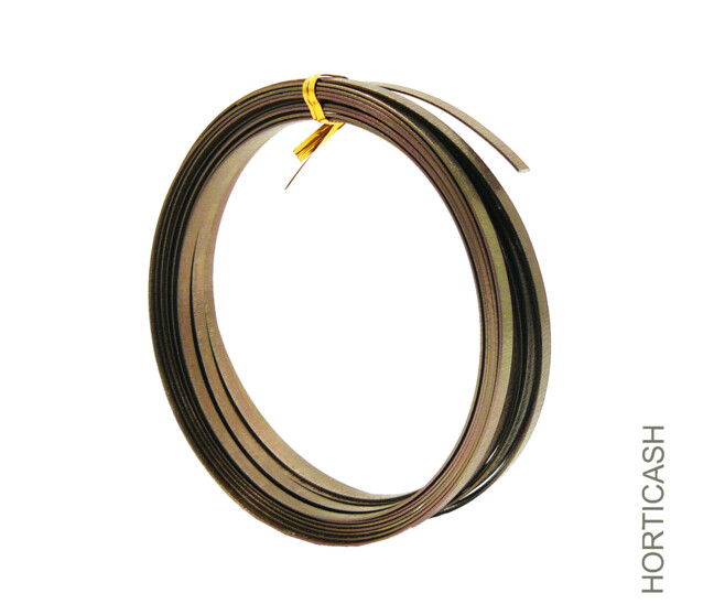 FIL ALU PLAT A/RAYURES 5MM 100G CHOCOLAT