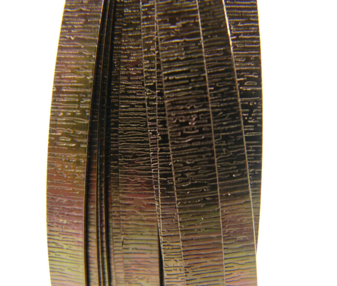 FIL ALU PLAT A/RAYURES 5MM 100G CHOCOLAT