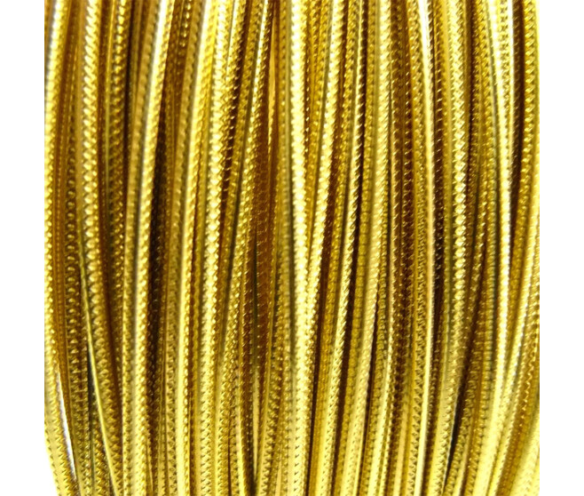 FIL ALU ROND A/RAYURES 2MM 250G OR CLAIR