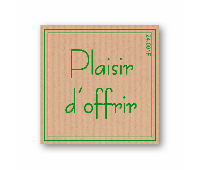ETIQ JESO KRAFT PLAISIR D'OFFRIR x500