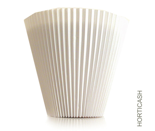 MANCHETTE UNIE 16CM BLANC x100