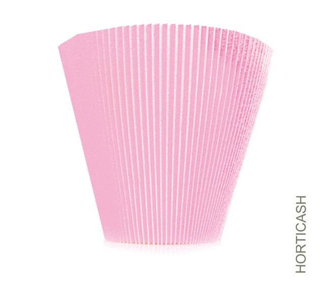 MANCHETTE UNIE 12CM ROSE x100