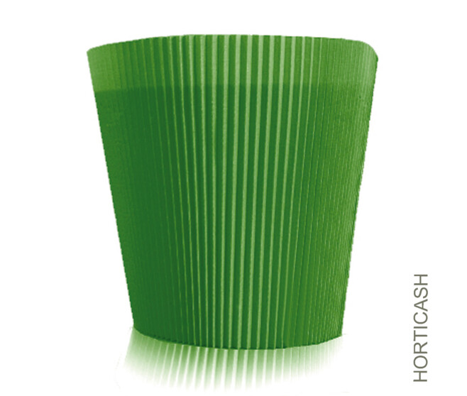 MANCHETTE UNI 14CM VERT FONCE x100