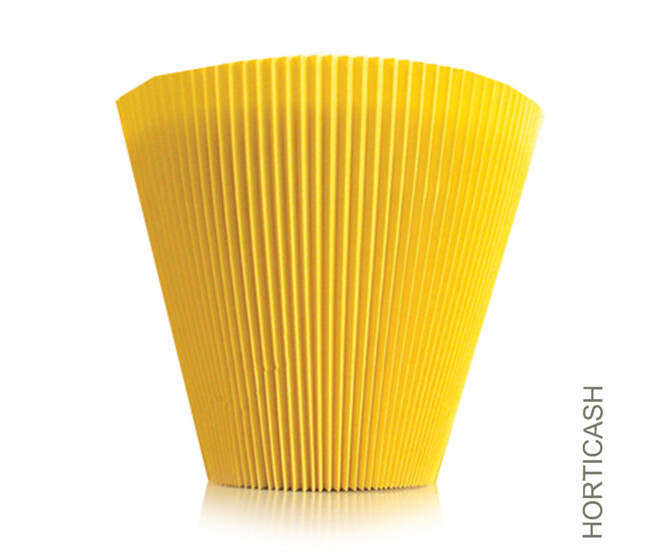 MANCHETTE UNIE 16CM JAUNE x100