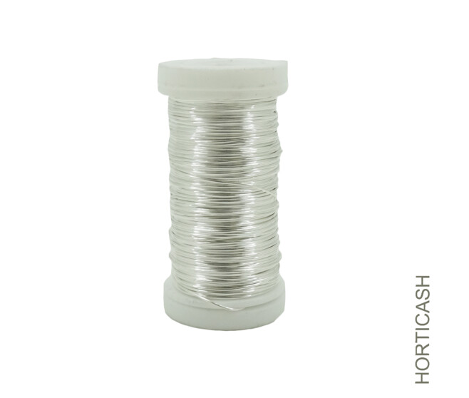 FIL DE CUIVRE 0.5MM 100G ARGENT