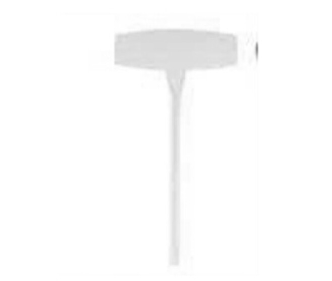 ETIQ PLAST. OBLIQUE BLANCHE 45CM x10