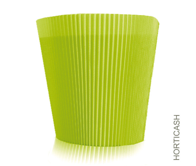 MANCHETTE UNIE 12CM VERT POMME x100