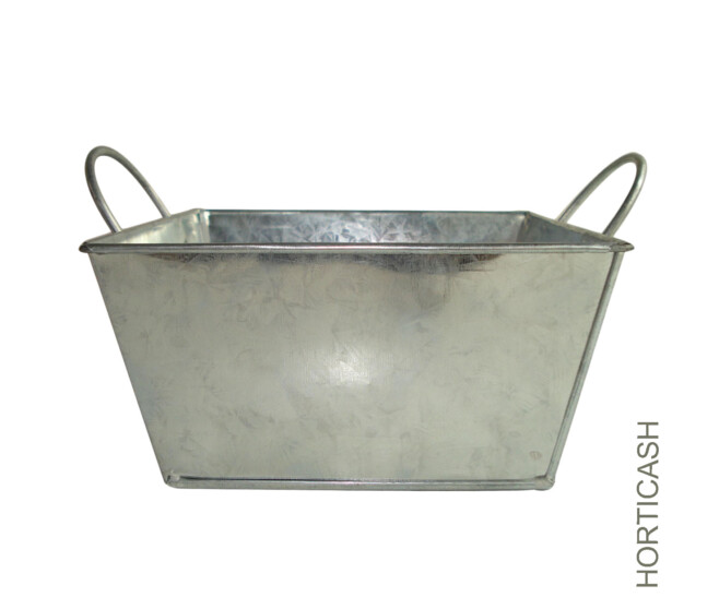 C POT CARRE/ANSES 16X16 H8.5CM NATUREL