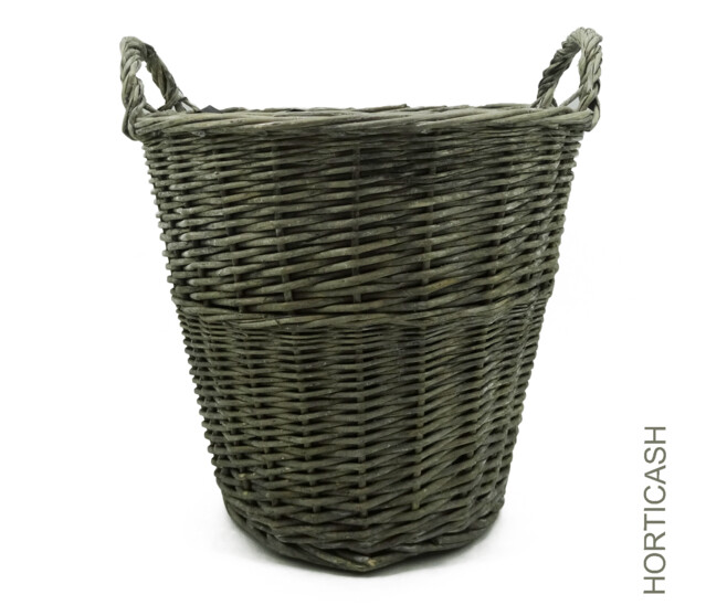 PANIER AVEC POIGNEES D40 H35CM GRIS