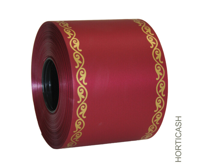 RUB DEUIL ERMES 75MMX50M BORDEAUX