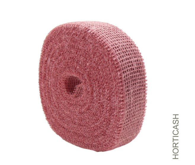 TOILE DE JUTE 5CMX40M ROSE